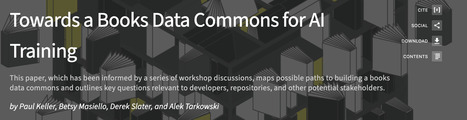 Towards a Books Data Commons for AI Training | Digital Delights - Digital Tribes | Scoop.it