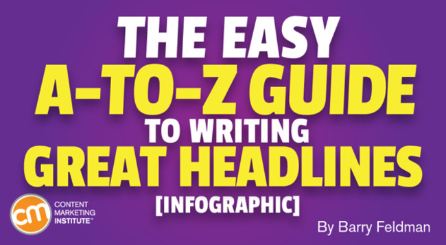 The Easy A-to-Z Guide to Writing Great Headlines [Infographic] | Redacción de contenidos, artículos seleccionados por Eva Sanagustin | Scoop.it