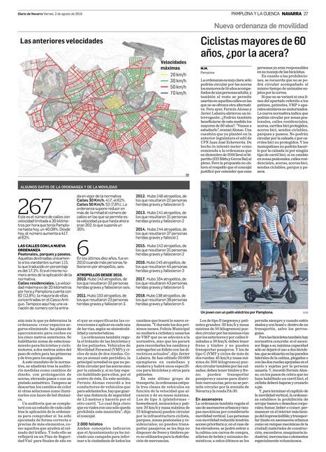 Pamplona alcanza el 62% de  calles con un máximo de 30 km/h | Ordenación del Territorio | Scoop.it