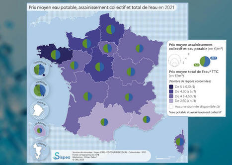 Services publics d'eau et d'assainissement : des prix en légère hausse, avec des écarts territoriaux toujours marqués | water news | Scoop.it