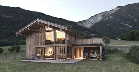Un chalet bois suisse dissimulant une part de béton | Build Green, pour un habitat écologique | Scoop.it