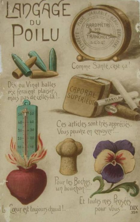 L'argot du poilu - Chroniques de la Grande Guerre - Les Archives du Pas-de-Calais | Autour du Centenaire 14-18 | Scoop.it
