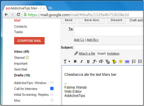 AutoCorrect Typos In GMail When Composing Emails [Chrome] | Time to Learn | Scoop.it