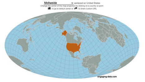 Country Centered Map Projections | Geography SKILLS and ICT | Scoop.it