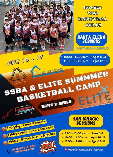 SSBA Summer Basketball Camp 2026 | Cayo Scoop!  The Ecology of Cayo Culture | Scoop.it