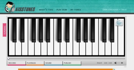 Kisstunes, un Piano online para crear música con el teclado | Las TIC y la Educación | Scoop.it