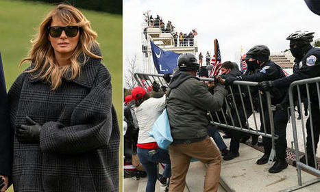 Melania Trump was working on a photoshoot as MAGA violence rocked the Capitol | Daily Mail Online | Operation Deimos | Scoop.it