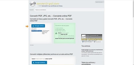 Aplicación web para convertir archivos a PDF gratis | TIC & Educación | Scoop.it