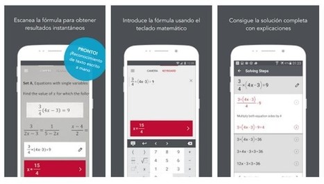 3 aplicaciones de resolución matemática para Android | TIC & Educación | Scoop.it
