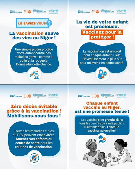#niger #unicef #unfpa #who #publichealth #socialengineering #sbc #niger #unvolunteers #communityengagement #infodemicmanagement #unicef #who | Basile Ngontcha | H&eacute;sitations Vaccinales: Observatoire HESIVAXs | Scoop.it
