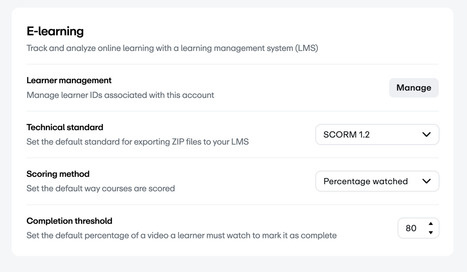Vimeo integration with LMS (SCORM and xAPI) – | Digital Learning - beyond eLearning and Blended Learning | Scoop.it