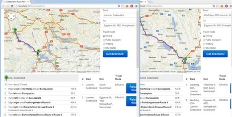 Collaborative route planner with SignalR, Knockout.js and Google Maps | React & Web Development | Scoop.it