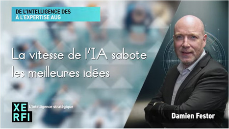 Damien Festor, Xerfi - La vitesse de l'IA sabote les meilleures id&eacute;es - Strat&eacute;gies & Management - xerficanal.com | Innovation and Technology | Scoop.it