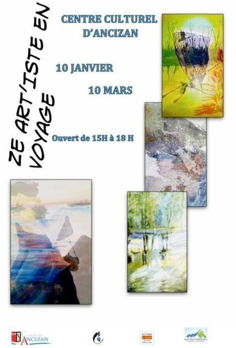 "Ze Art'Iste en voyage" jusqu'au 10 mars au Centre culturel d'Ancizan | Vall&eacute;es d'Aure & Louron - Pyr&eacute;n&eacute;es | Scoop.it