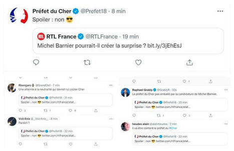 Le tweet malheureux de la préfecture du Cher qui a affolé Internet | Info Doc Com | Scoop.it