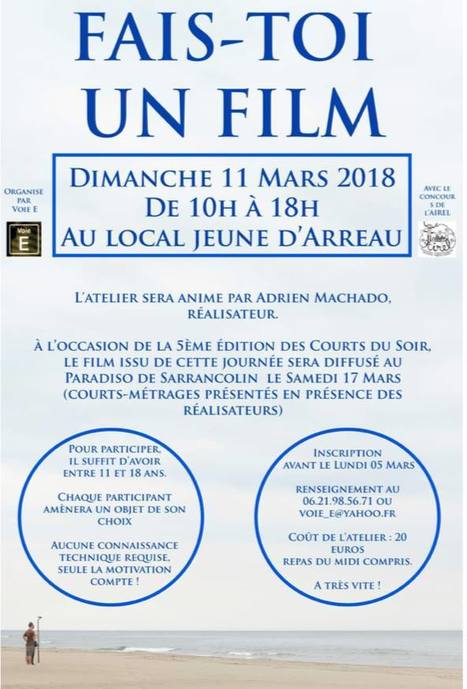 Atelier film à Arreau le 11 mars | Vallées d'Aure & Louron - Pyrénées | Scoop.it