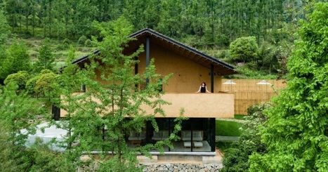 [inspiration] Des murs en pisé pour une résidence cachée dans les montagnes du Zhejiang (Chine)  | Build Green, pour un habitat écologique | Scoop.it