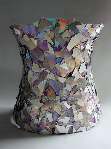 Mirror corset from recycled CDs | 1001 Recycling Ideas ! | Scoop.it