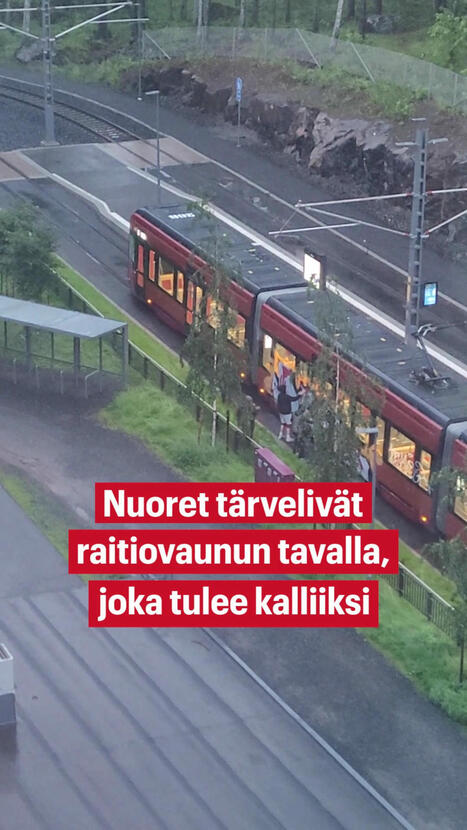 Nuoret tärvelivät raitiovaunun Tampereella | 1Uutiset - Lukemisen tähden | Scoop.it