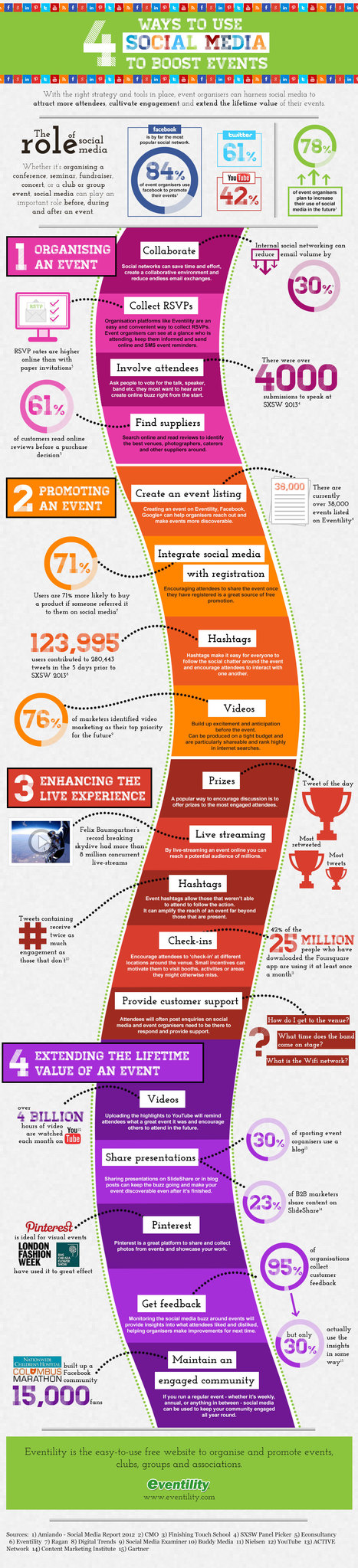 Social media for events [Infographic] | Time to Learn | Scoop.it