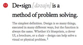 Innovation Design In Education - ASIDE: Design Is A Method Of Problem Solving | Eclectic Technology | Scoop.it