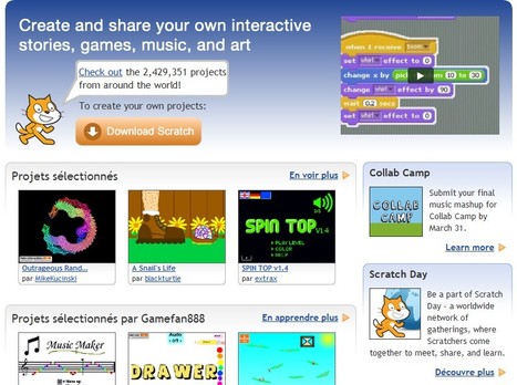Scratch | imagine, program, share | 21st Century Tools for Teaching-People and Learners | Scoop.it