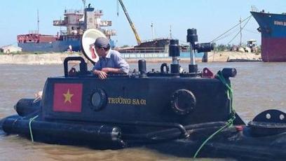 Le mini sous-marin vietnamien Truong Sa va être testé en conditions extrèmes pendant le typhon Rammasun | Newsletter navale | Scoop.it