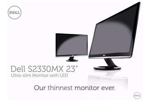 Dell Unveils Its Thinnest Monitor Ever S2330MX (video) » Geeky Gadgets | Technology and Gadgets | Scoop.it