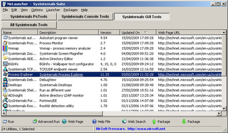 NirLauncher - Download the latest package | ICT Security Tools | Scoop.it