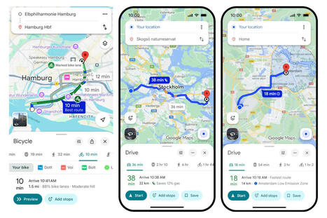 Google Maps veut rendre vos trajets plus verts | Planète DDurable | Scoop.it