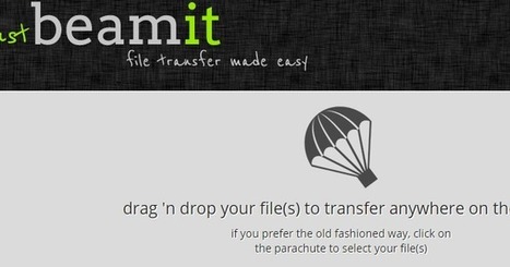 Free Technology for Teachers: Just Beam It - Quickly Share Large Files | תקשוב והוראה | Scoop.it