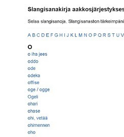Slangista ja SuomiSanakirjasta | 1Uutiset - Lukemisen tähden | Scoop.it