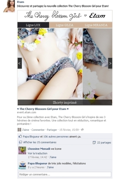 Etam ou le community management sexy | Community Management | Scoop.it