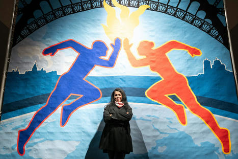 Artist Marjane Satrapi Unveils a Massive Tapestry Honoring Olympic Athletes | What's new in Fine Arts? | Scoop.it