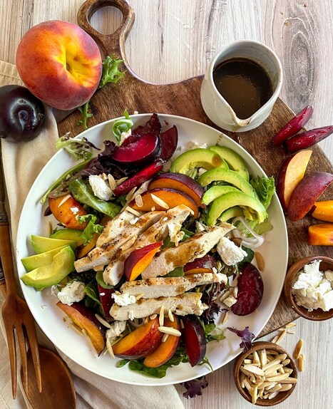 Grilled Chicken and Stone Fruit Salad | foodSenses | Scoop.it