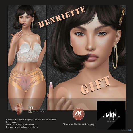 Henriette Shape For Akeruka ADVX MeiLin June 2022 Subscriber Gift by MKN | Teleport Hub - Second Life Freebies | Second Life Freebies | Scoop.it