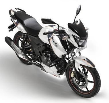 White TVS Apache RTR 160 | Maxabout Motorcycles | Scoop.it