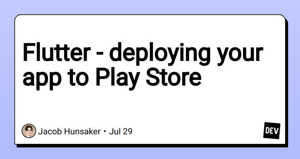 Flutter - deploying your app to Play Store | Fl...