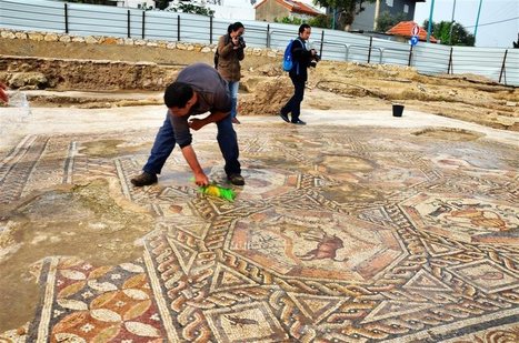 Israel: Descubren un mosaico romano espléndido en Lod | Net-plus-ultra | Scoop.it