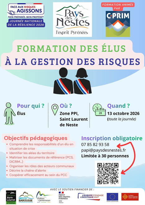 Formation des &eacute;lus &agrave; la gestion de crise inondation le 13 octobre &agrave; Saint-Laurent-de-Neste | Vall&eacute;es d'Aure & Louron - Pyr&eacute;n&eacute;es | Scoop.it