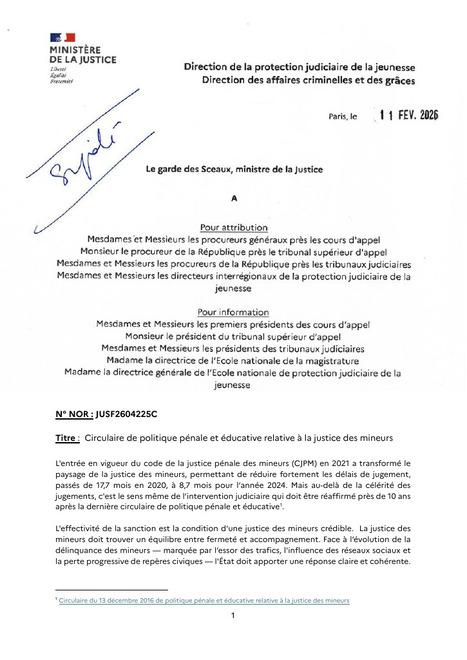 Politique p&eacute;nale et &eacute;ducative relative &agrave; la justice des mineurs | Veille juridique du CDG13 | Scoop.it