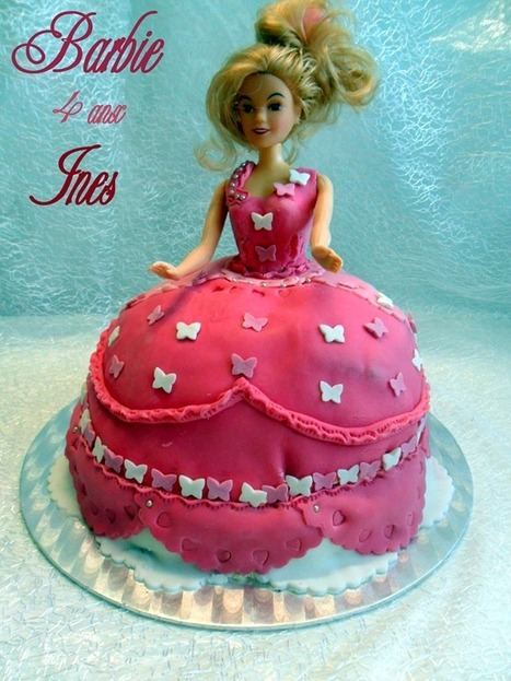 princesse Barbie, gateau d'anniversaire | recettes pour le dessert : gateaux, desserts et patisseries, boissons rafraichissantes ou boissons chaudes selon la saison | Scoop.it