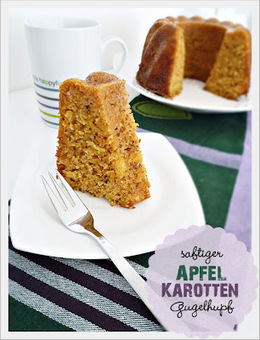 Genusskochen: Saftiger Apfel-Karotten Gugelhupf | Brownies, Muffins, Cheesecake & andere Leckereien | Scoop.it
