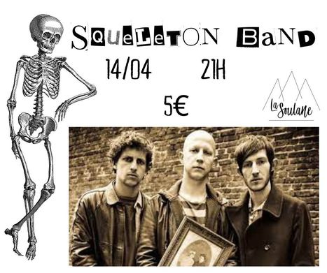 Concert Squeleton Band à La Soulane (Jézeau) le vendredi 14 avril à 21h 30 | Vallées d'Aure & Louron - Pyrénées | Scoop.it