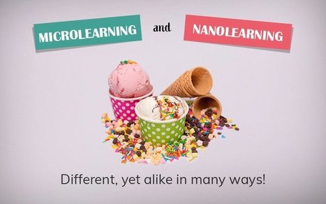Microlearning vs. Nanolearning: Differences and Similarities [Infographic] | Notebook or My Personal Learning Network | Scoop.it