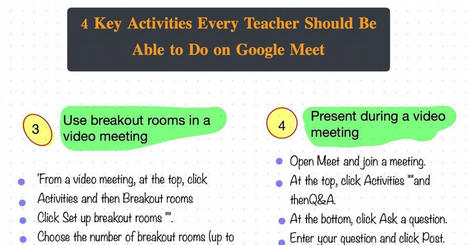 Google Meet- Tips for Teachers via Educators' technology | iGeneration - 21st Century Education (Pedagogy & Digital Innovation) | Scoop.it