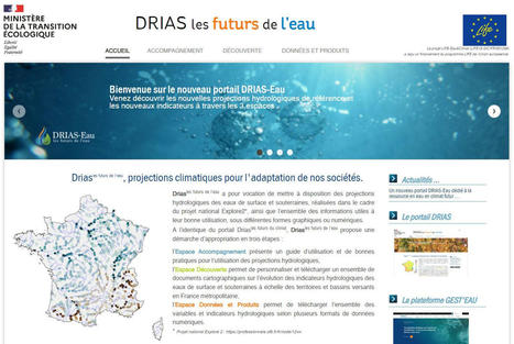 Lancement du portail de données hydrologiques DRIAS-Eau ! Gest'eau | Biodiversité | Scoop.it