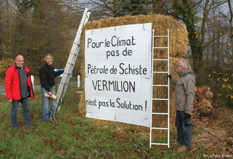 Jouarre Les militants anti-gaz de schiste installent de nouveaux panneaux | STOP GAZ DE SCHISTE ! | Scoop.it