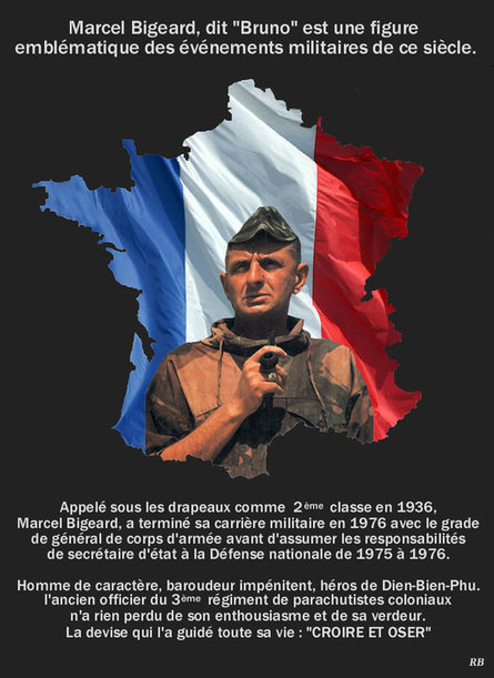 Soutien au transfert du corps de Bigeard aux Invalides | Légion Etrangère | Scoop.it