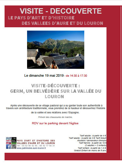 Visite de Germ le 19 mai par le Pays d'Art et d'Histoire des vallées d'Aure et du Louron | Vallées d'Aure & Louron - Pyrénées | Scoop.it